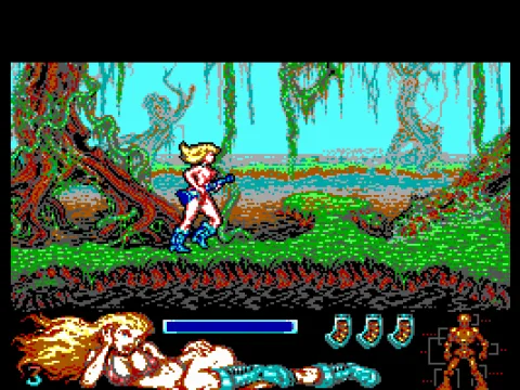 Her hair has his own life, you can see their movement