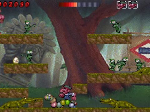 Amazon - green aliens eventually breed from eggs