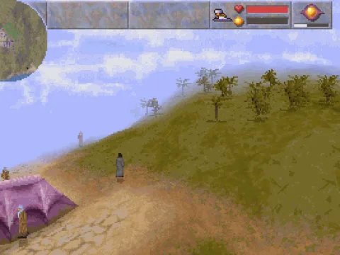 Outside of a native village