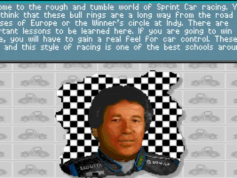 Mario Andretti welcomes you...(MCGA)