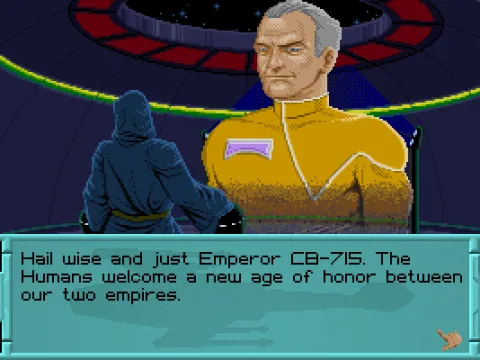 Your first contact with the human race