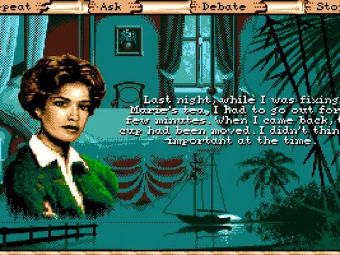 Talking to Madame Maguy