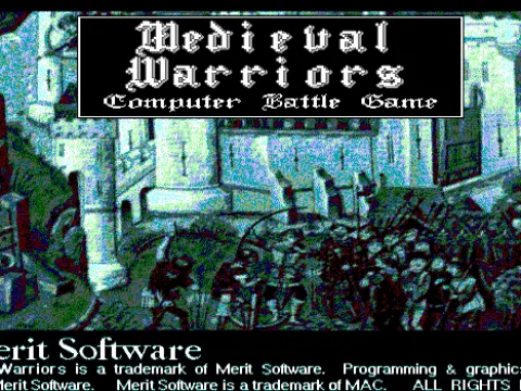 The title screen displays in a higher resolution than the rest of the game.