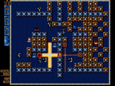 Blowing up walls to discover bonus items