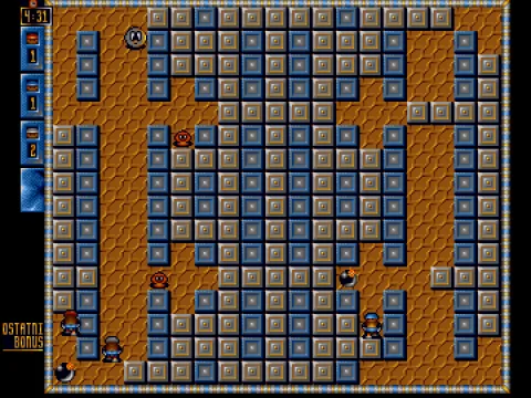 Red guy got cornered!