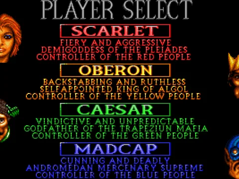 character selection