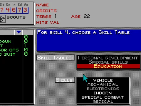 Character generation