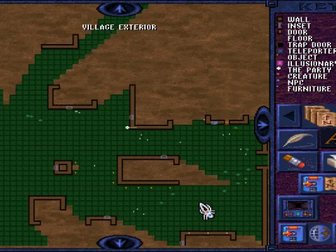 An automatic map of the area