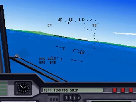 Turning around to find the ship