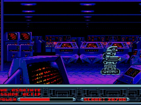 Your tank searches the computer room (VGA)