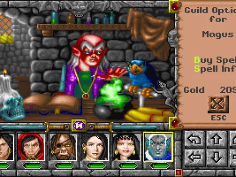 The magic shop sells advanced spells...