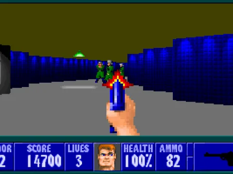 New art for all the guns - blue is the new silver.