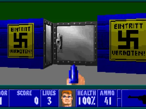 [Action hero voice] This must be German for 'come right in...'