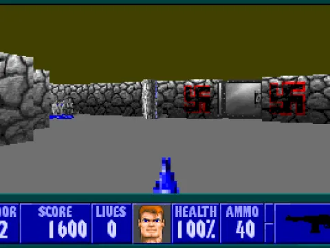 Castle textures on level 2.