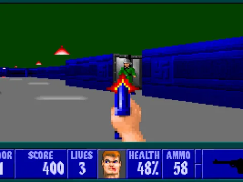 Same colour scheme from Formgen's Mission 2 Disk