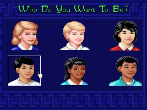 Character gender / ethnicity selection  (MCGA/VGA)