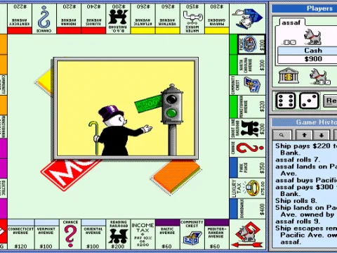 traffic light as a bank