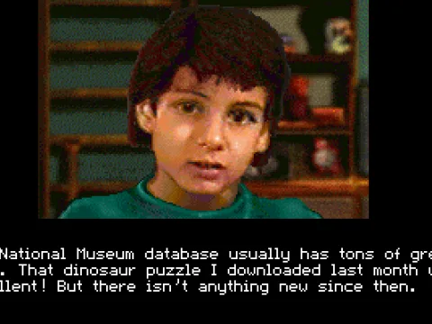 Checking up on the museum at night?