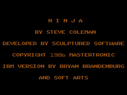 Title screen (CGA)