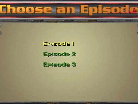 Select one of the three episodes