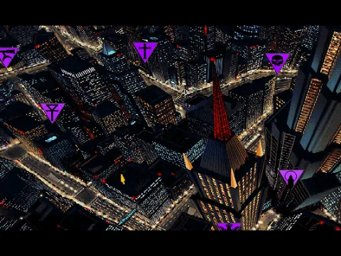 The map of Noctropolis (part of it)