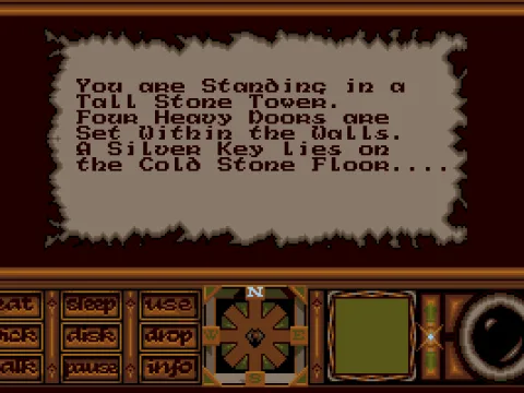 Beginning the game (VGA)