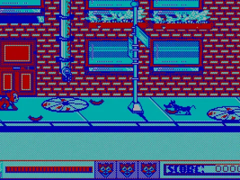 Starting the game (CGA)