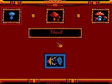 Selecting difficulty level (VGA)