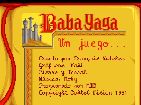 Title screen in Spanish (VGA)