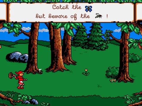 Driving wasp away...