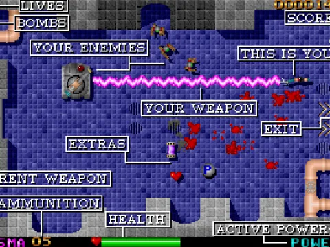 Screen layout in detail