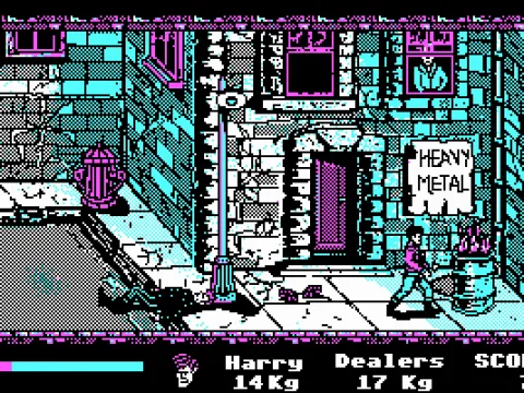 For strange reasons, you regain health burning drug in that fire