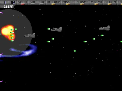 These nasty airplane-looking ships fire slow-moving projectiles that can be a nuisance.