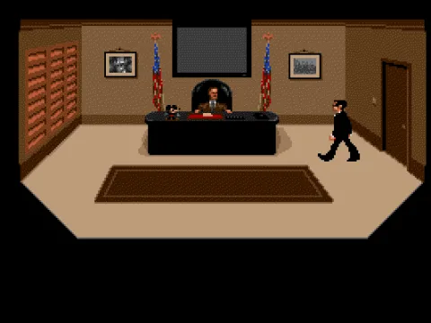 One scene, three versions: The original EGA...