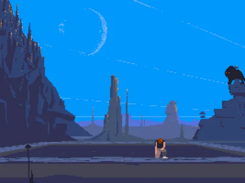 You find yourself in a strange alien world