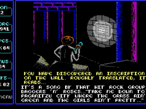 Episode 1 - Romancing The Rose.
This is in level two. The player has stumbled on a secret area