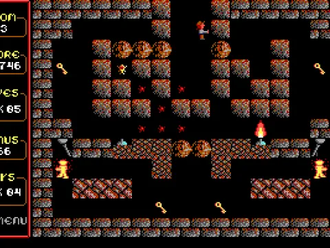 Setting off explosions.