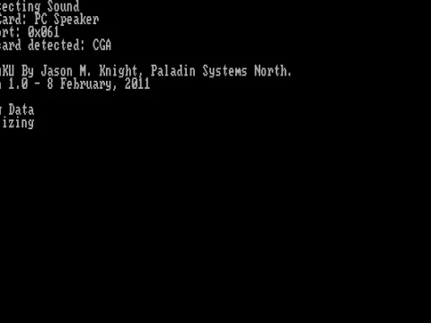 Loading message / Initial version 1.0