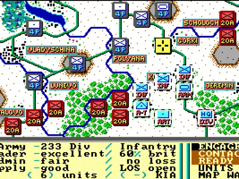 Issuing orders (VGA mode, demo version).