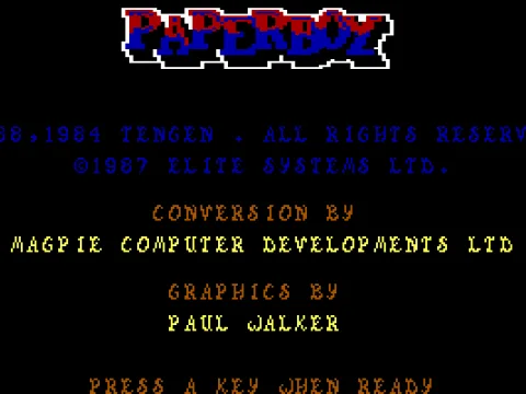 title screen - EGA