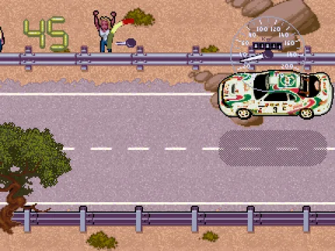 Use ramps to jump over obstacles.