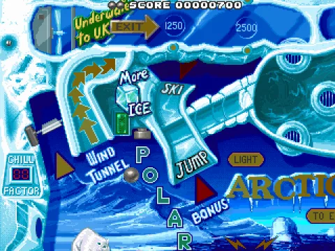 North Pole table [top left].