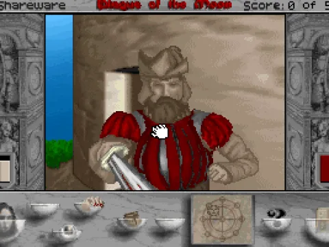 Fighting the city guard