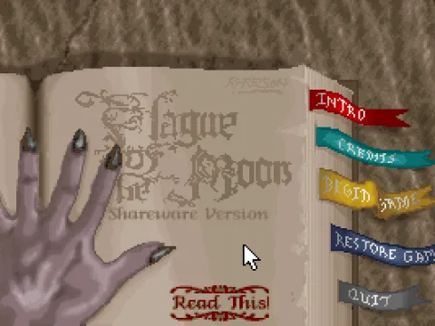 Main menu (Shareware)