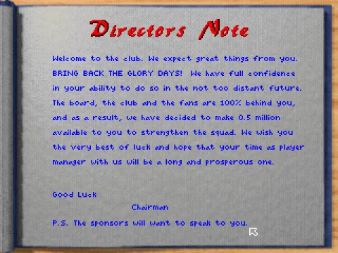 Welcome to the sponsor's section