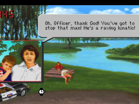 Trouble at the recreation area...