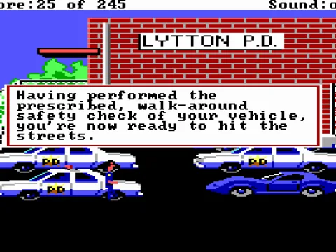 Can't leave the station until you do it!