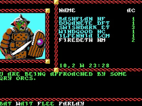 A typical encounter with 1st level monsters is about to begin.