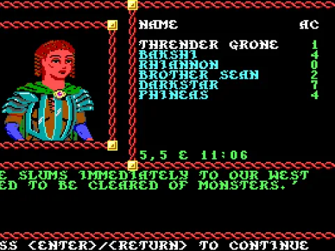 Receiving the first mission from the clerk