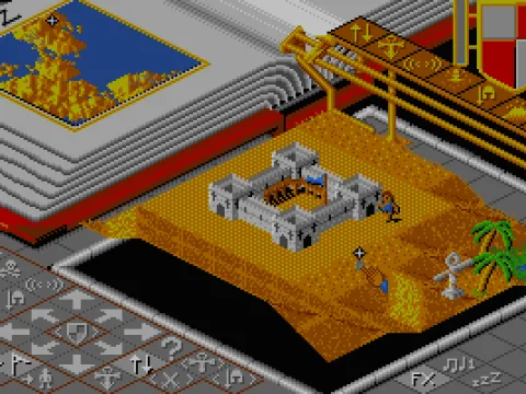 The desert landscape